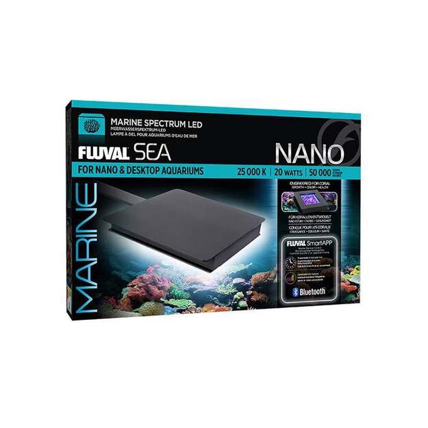 FLUVAL -  Nano Marine Led 20W 12.7X12.7Cm - (120.8386)