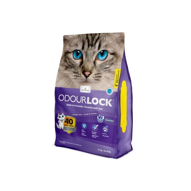 Intersand - Catlitter Odour Lock Lavender 12kg - (77797921312)