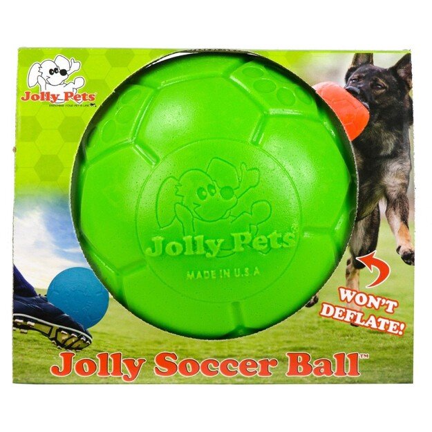 Jolly Pets - Soccer Ball 15cm Appel Green - (JOLL036D)