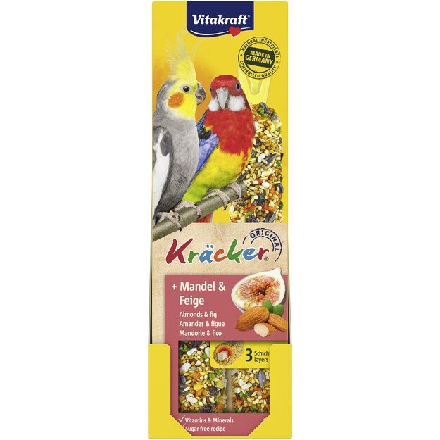 Vitakraft - Kräcker® almond and fig, for parakeets