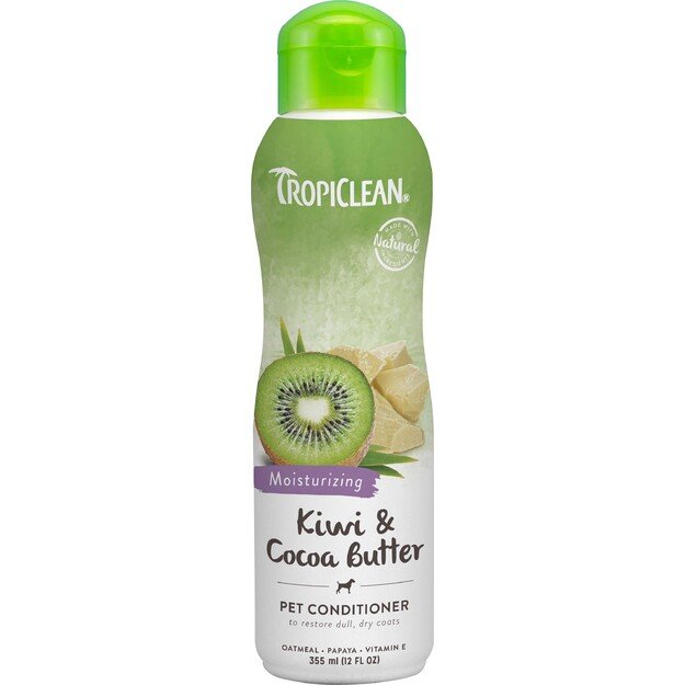 Tropiclean - kiwi & cocoa butter conditioner - 355ml  (719.2104)