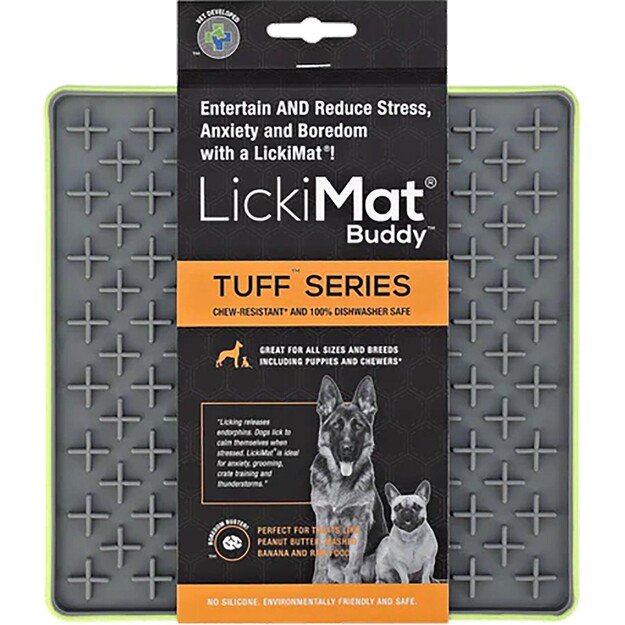 LICKIMAT - Dog lick mat Buddy Tuff Green 20Cm - (645.5452)