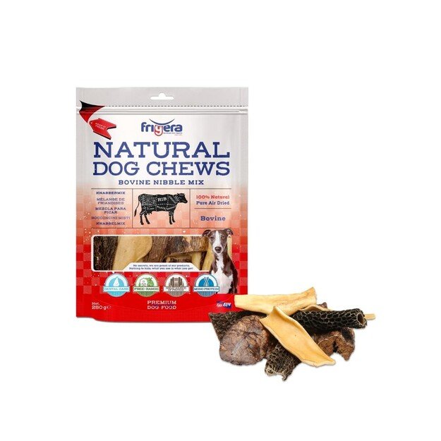 Frigera - Natural Dog Chews Bovine nibble Mix 250gr - (402285851815)