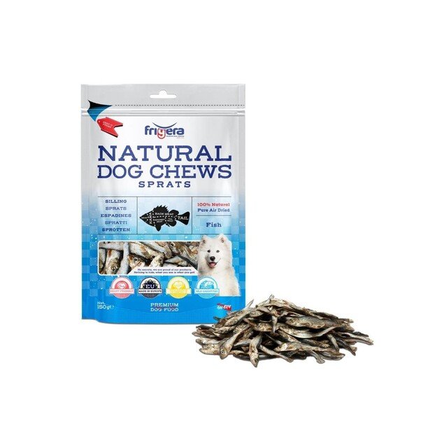 Frigera - Natural Dog Chews Sprats 150gr - (402285861762)