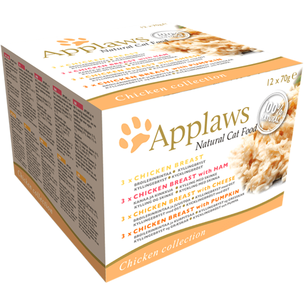 Applaws - Wet Cat Food Multipack 12x70 - Chicken collection (171-017)