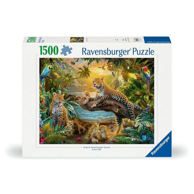 Ravensburger - Puzzle Leopard Family In The Jungle 1500p (12000738)