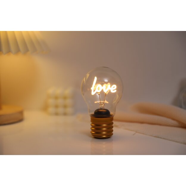 iTotal - Bulb-shaped light Love