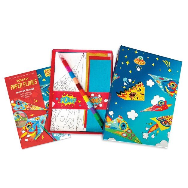 BOX CANDIY - 20 Paper Planes to Colour-In & Decorate - (BC-1958)