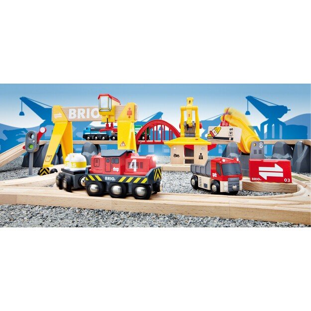 BRIO - Cargo Railway Deluxe Set in Tub (33097)