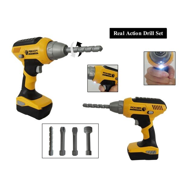 POWER X - Drill machine w/ Light (20355)