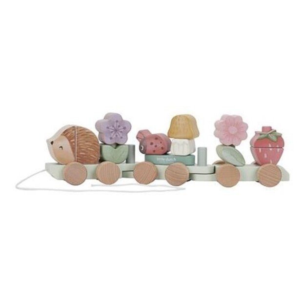 Little Dutch - Stacking Train hedgehog Fairy Garden (LD7335)