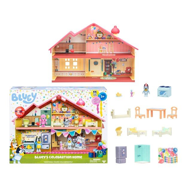 Bluey - Bluey's Birthday Celebration Home Playset (90269) 4