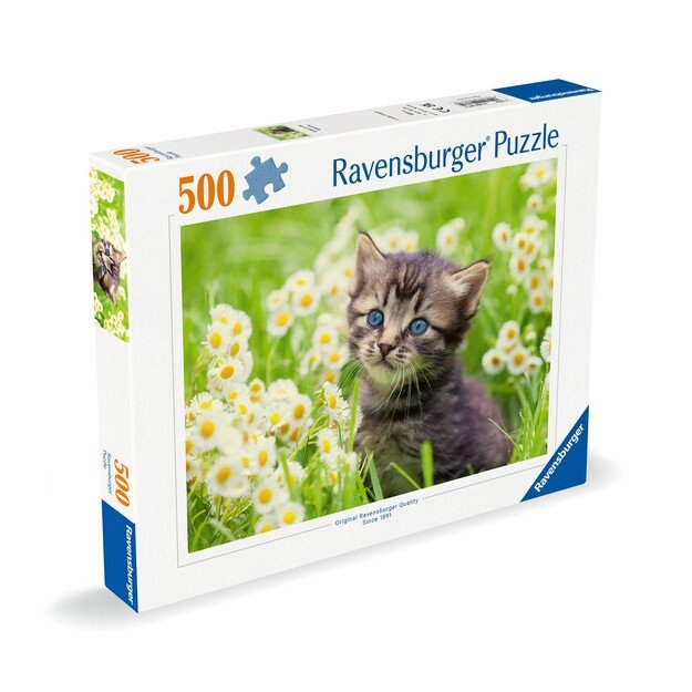 Ravensburger - Puzzle Kitten In The Meadow 500p (12000367)