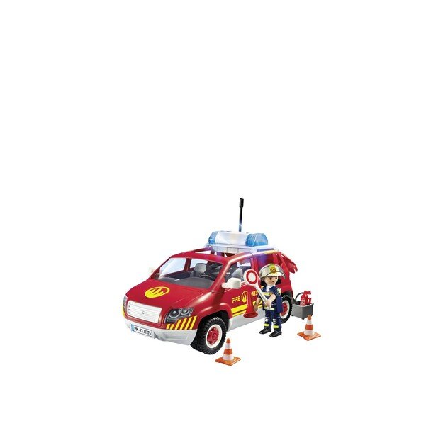 Playmobil - Fire Chief's Car with Lights and Sound (71375)