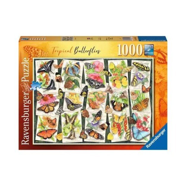 Ravensburger - Puzzle - Tropical Butterfly 1000p (12001084)