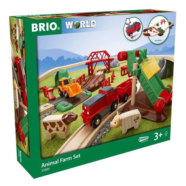 BRIO - Railway Farm Set  (33984)