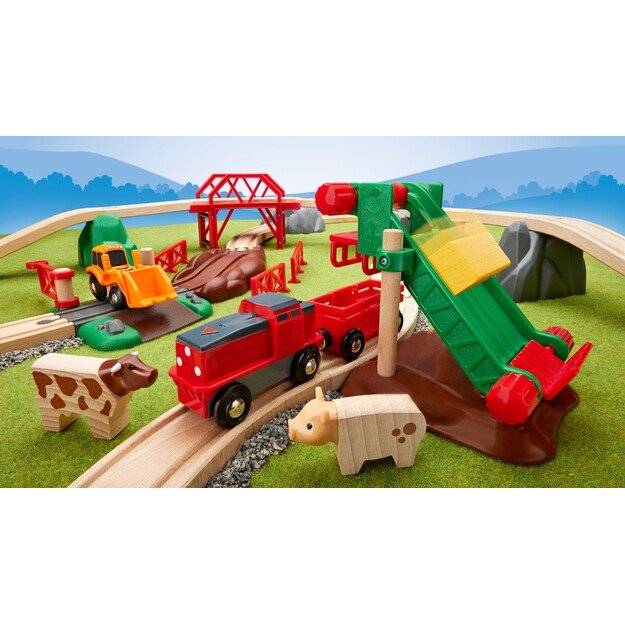 BRIO - Railway Farm Set  (33984)