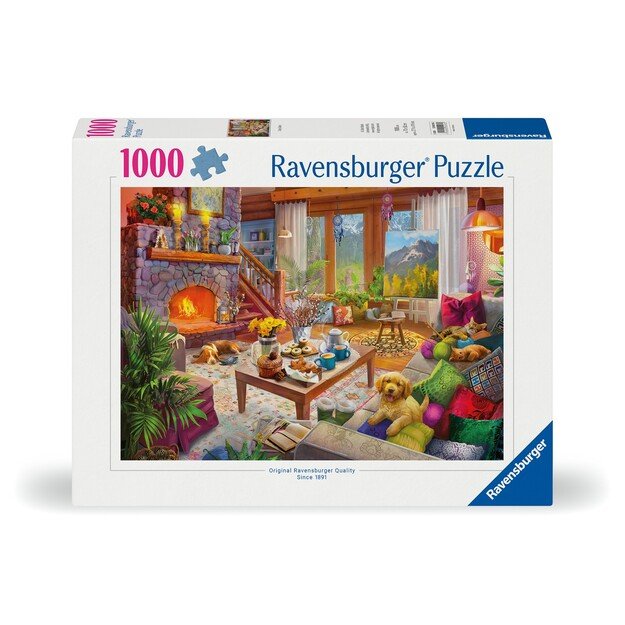 Ravensburger - Puzzle Cozy Cabin 1000p (12000293)