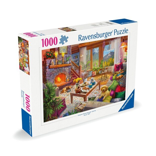 Ravensburger - Puzzle Cozy Cabin 1000p (12000293)