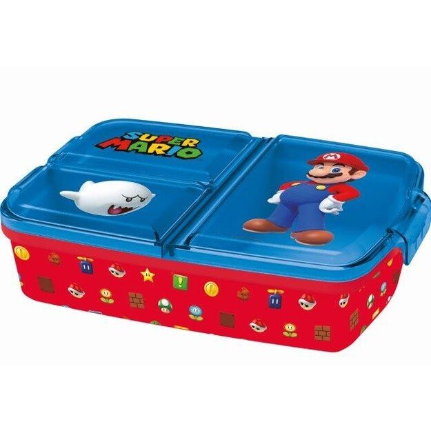 Stor - Multi compartment sandwich box - Super Mario (088808735-21420)