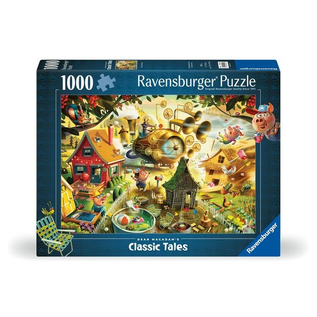 Ravensburger - Puzzle Look Out Little Pigs 1000p (12001004)