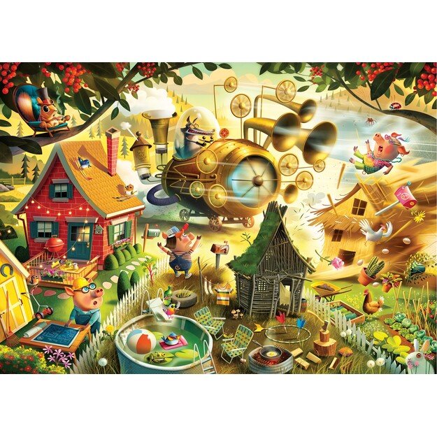 Ravensburger - Puzzle Look Out Little Pigs 1000p (12001004)