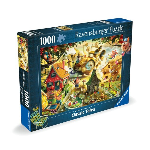 Ravensburger - Puzzle Look Out Little Pigs 1000p (12001004)