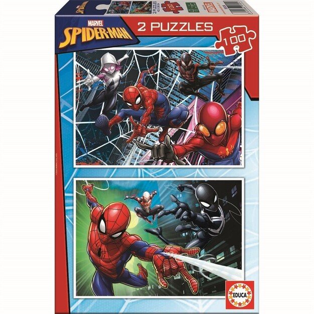 Educa - 2x100 pcs - Spider-Man puzzle (80-18101)