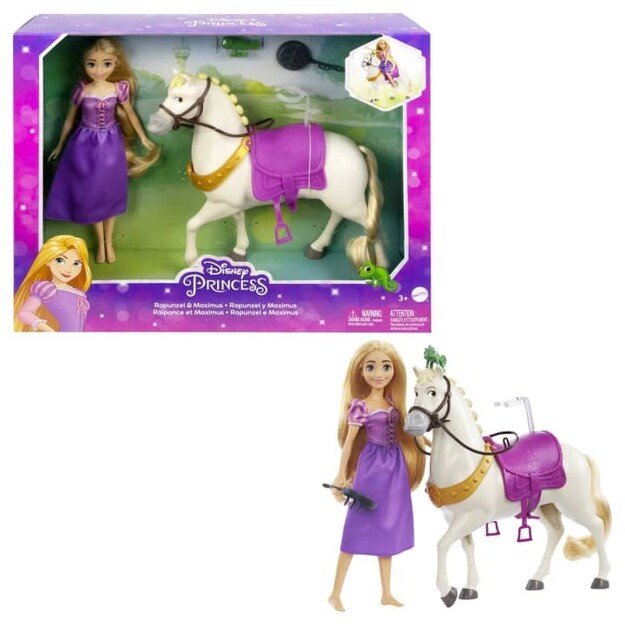 Disney Princess - Rapunzel Doll And Horse (HLW23)