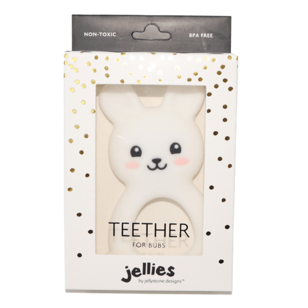 Jellystone Designs - Bunny Teether - white (JSD0381)