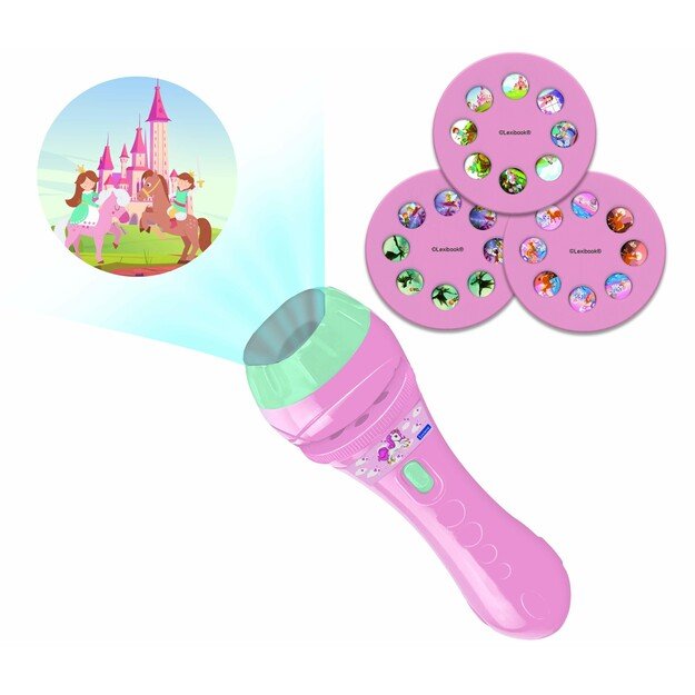 Lexibook - Unicorn Stories Projector and Torch Light - (LTC050UNI)