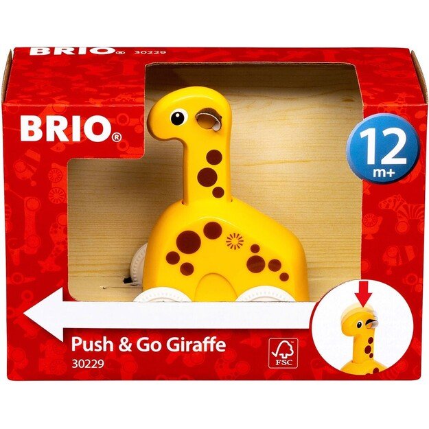 BRIO - Push & Go Giraffe (30229)