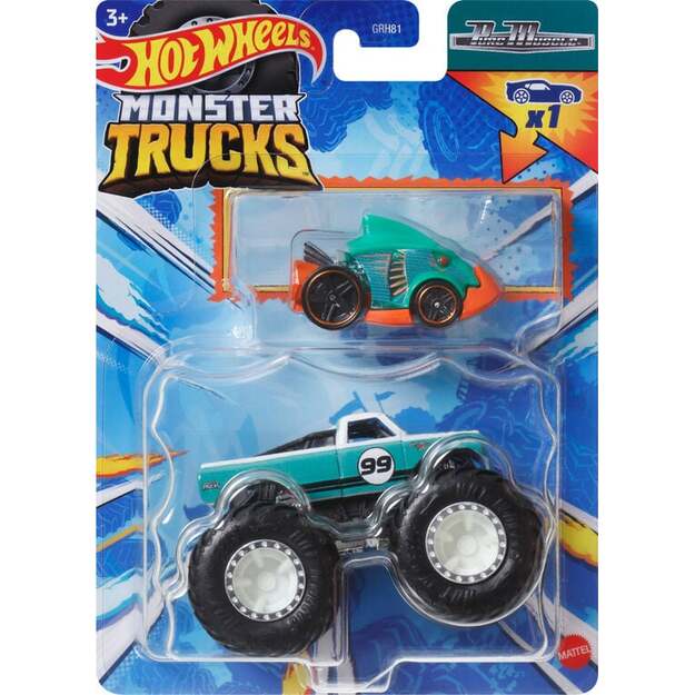 Hot Wheels - 1:64 Die-cast Monster Truck - Pure Muscle