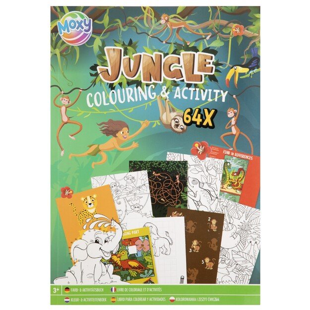 Moxy - Colouring & Activity Book - Jungle (150069)