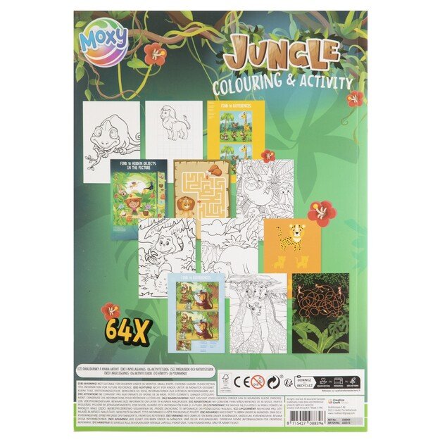 Moxy - Colouring & Activity Book - Jungle (150069)