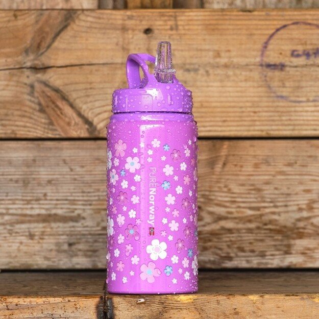 GO PURENorway - Water Bottle Alu 500 ml - Flower (8014329)