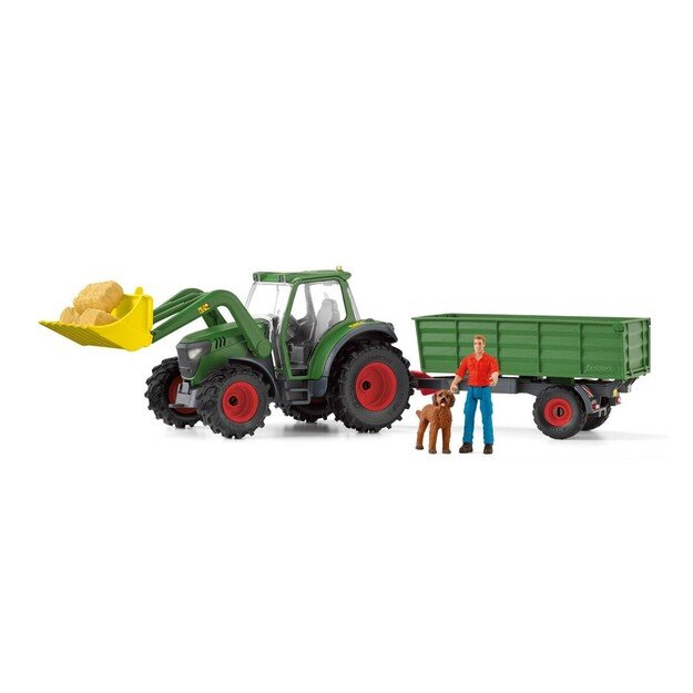 Schleich - Farm World - Tractor with Trailer (42608)