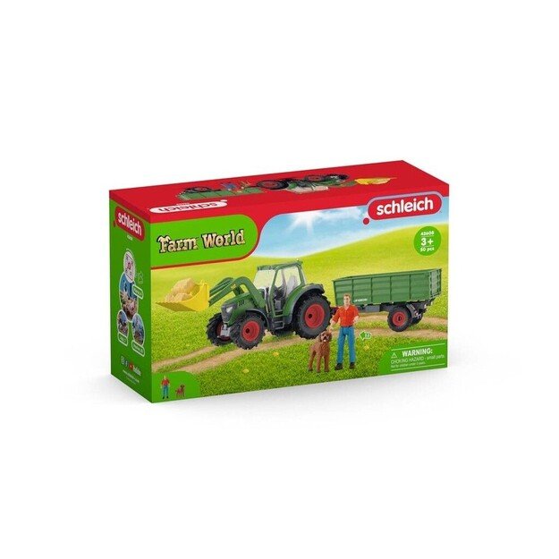 Schleich - Farm World - Tractor with Trailer (42608)