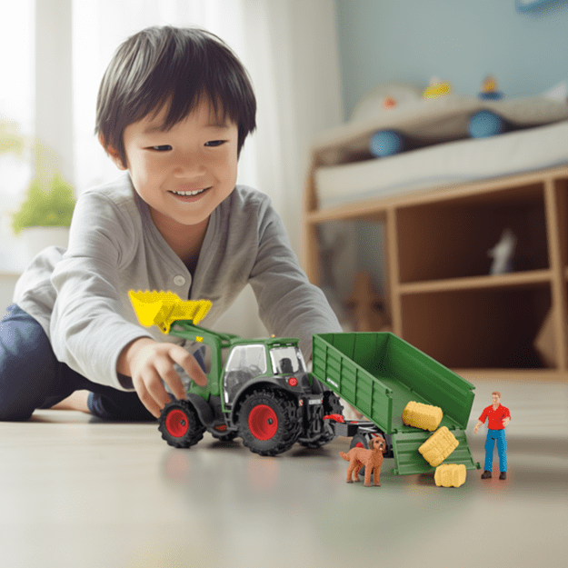Schleich - Farm World - Tractor with Trailer (42608)