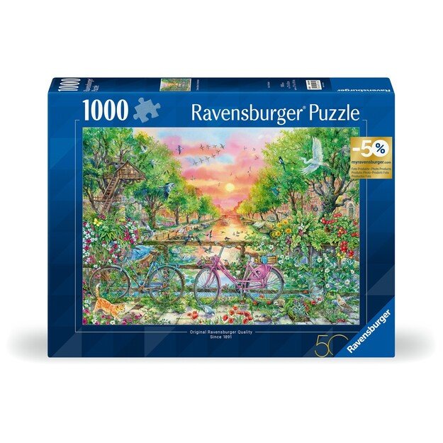 Ravensburger - Puzzle Bicycles Amsterdam 1000p (12001089)