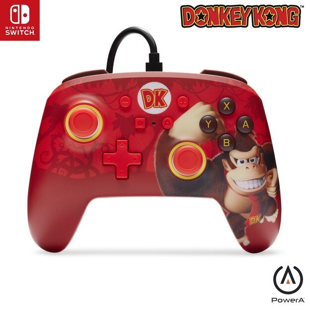 PowerA Enhanced Wired Controller - Donkey Kong Flex (Nintendo Switch)