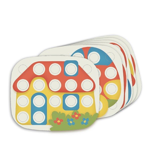 Quercetti - PlayBio Peg Mosaic: FantaColor Baby (28 pcs) - (QU-84405)