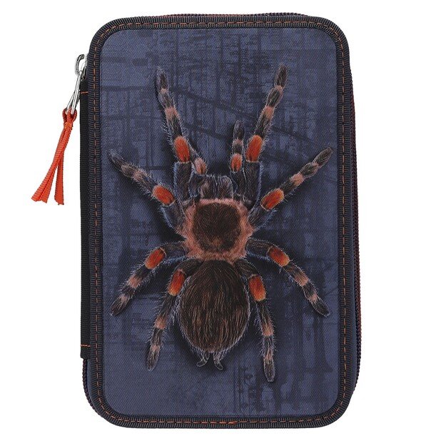 Dino World - Adventure World Double Pencil Case With Spider - (0413332)