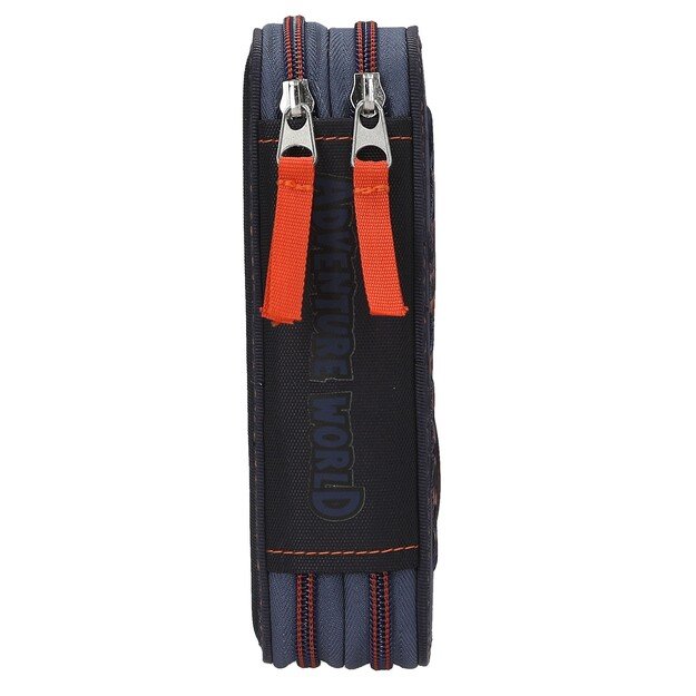 Dino World - Adventure World Double Pencil Case With Spider - (0413332)