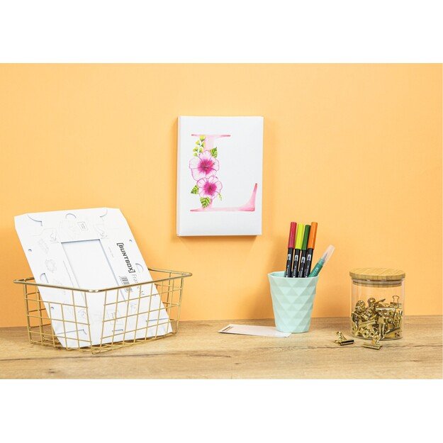 Tombow - Watercoloring Canvas set Floral Letters