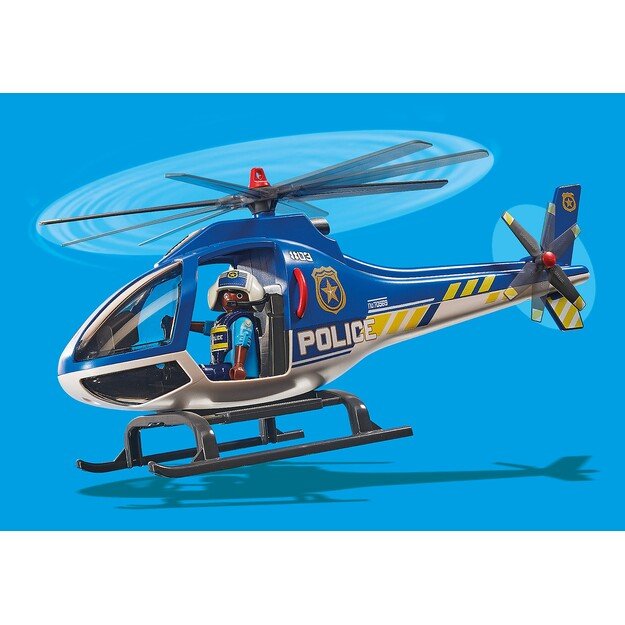 Playmobil - Police helicopter - Parachute pursuit (70569)