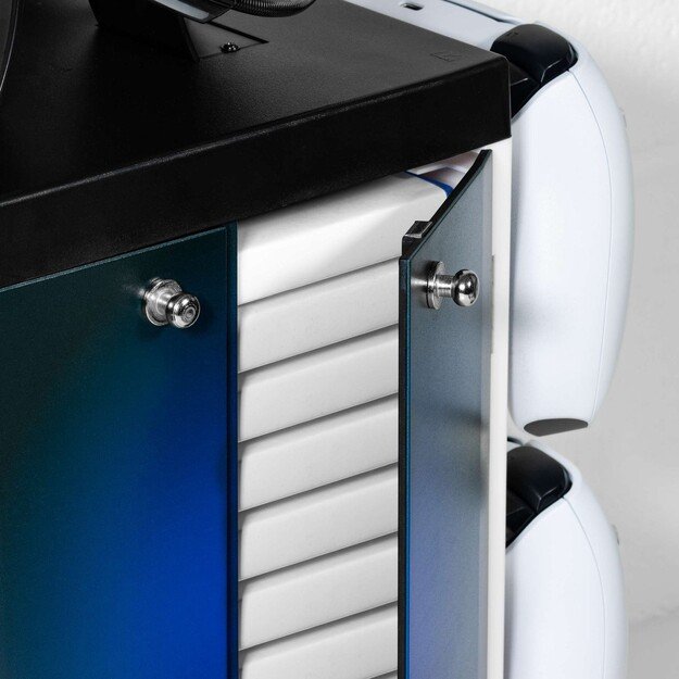Numskull PS5 Inspired Blue and White Gaming Locker