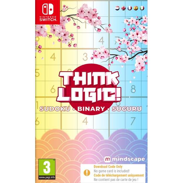 Think Logic! Sudoku - Binary - Suguru (Code in Box)
      
        - Nintendo Switch