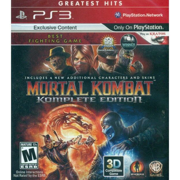 Mortal Kombat Komplete Edition (Greatest Hits) (Import)
      
        - PlayStation 3