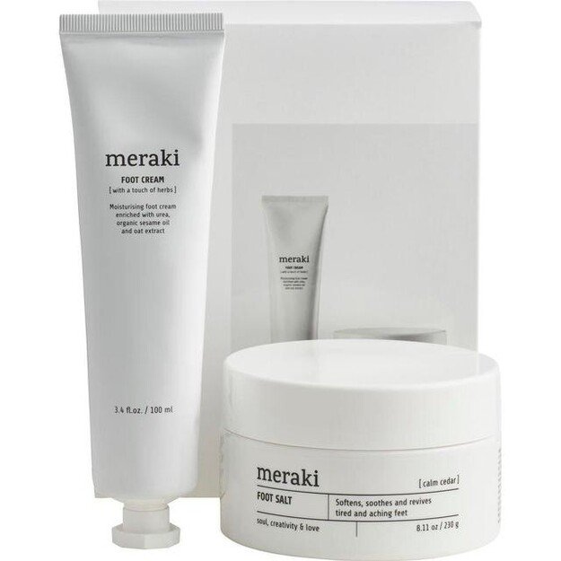 Meraki - Foot spa with salt and scrub gift box (309779406)